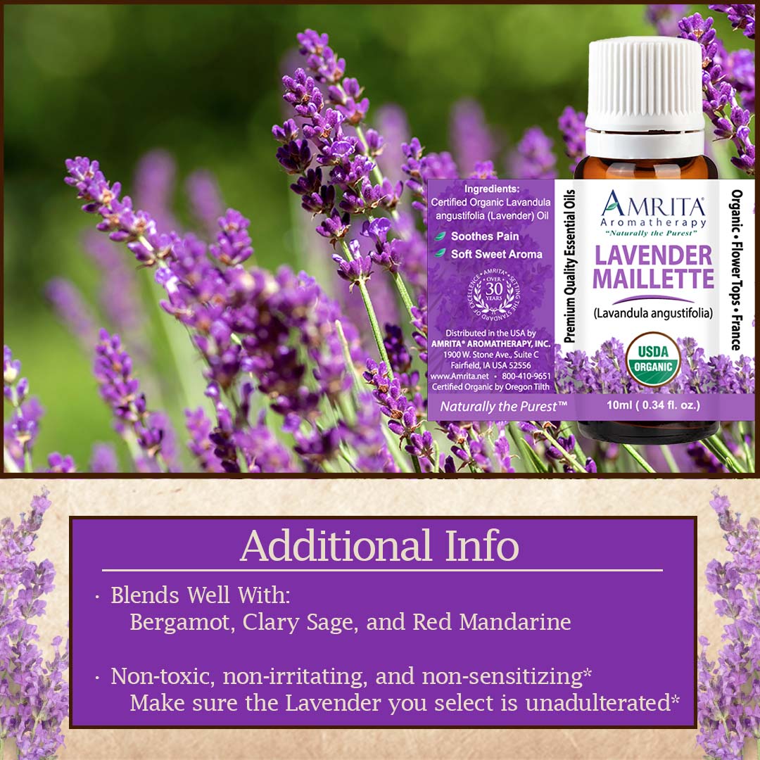 Click here for Organic Lavender Maillette