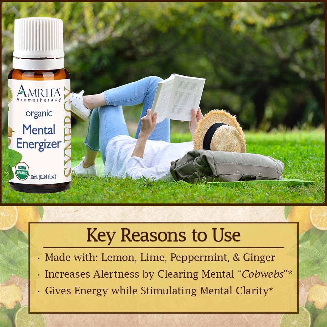 Boost focus with Mental Energizer Synergy Blend